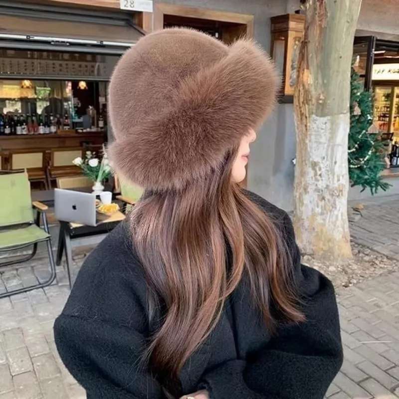 Fluffy Fur Winter Hat