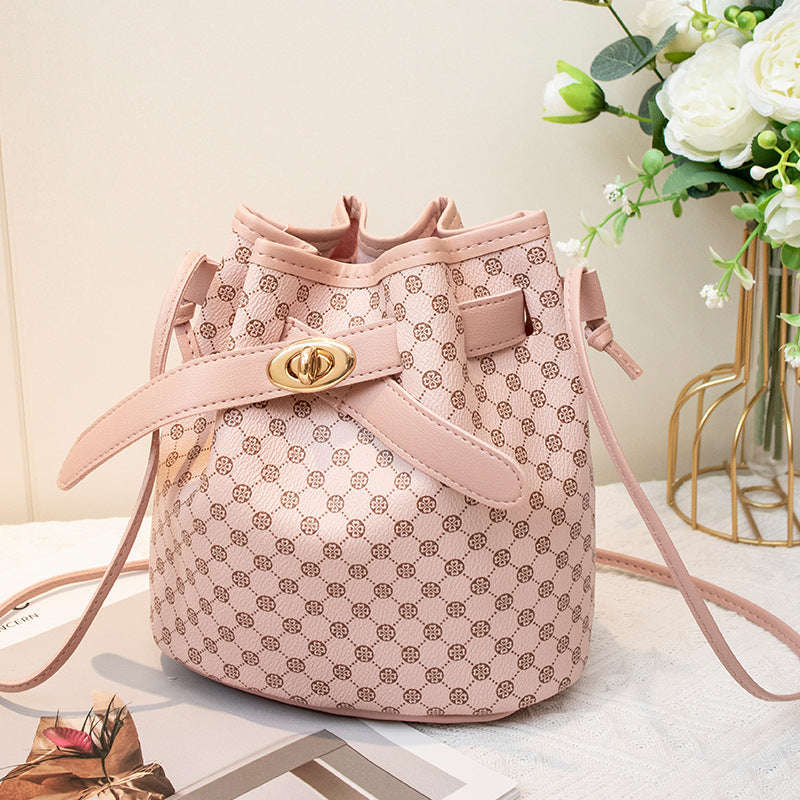 Personality Printed Bucket Bag
