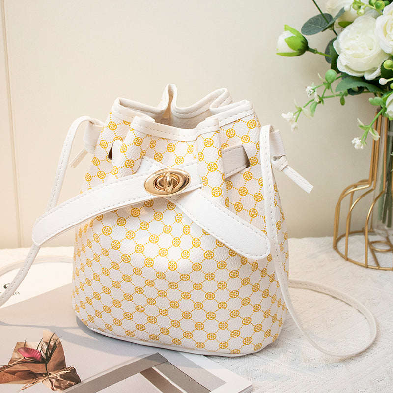 Personality Printed Bucket Bag