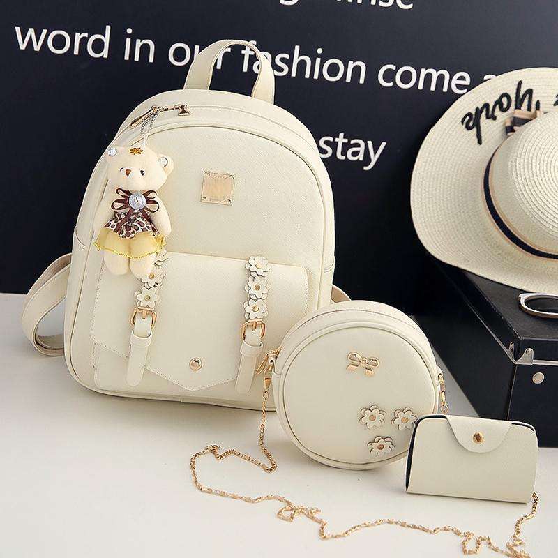 Three Piece Belt Bear Bagpack