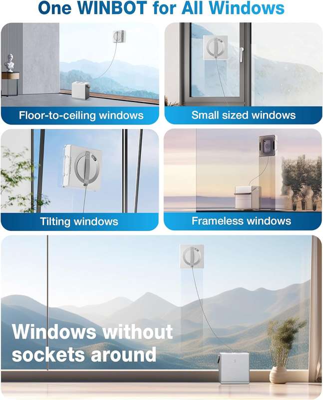 WINBOT W2 OMNI - Portable Window Cleaning Robot - UNBOXED DEAL