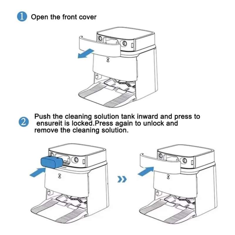 DEEBOT T30 OMNI/T30 PRO OMNI Cleaning Solution (350ml) for Automatic Water Refill/Drain Module