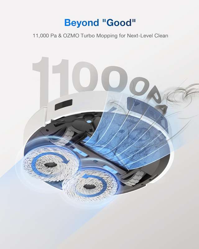 DEEBOT T30 PRO OMNI Robot Vacuum Cleaner - OMNI Station, 11000Pa Suction, 290min Runtime
