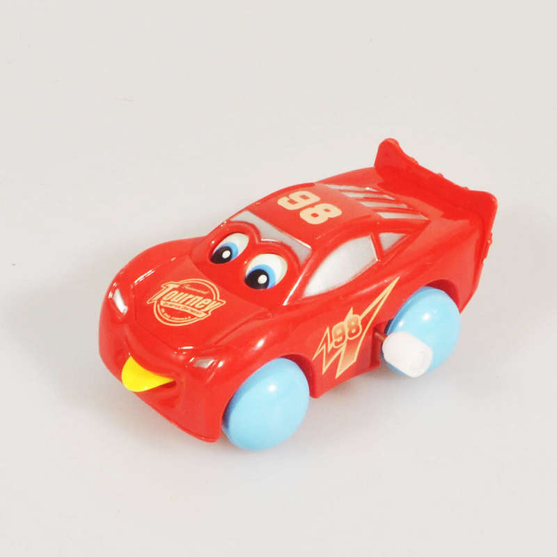 Mini Wind-Up Plastic Cars - Red car