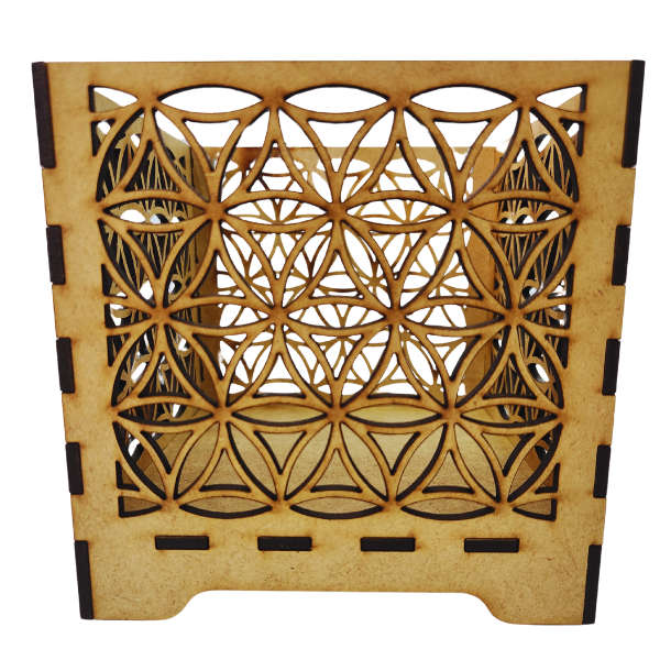 Altar Light Keeper  Sacred Geometry Candle & Trinket Box
