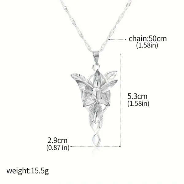 Arwens Evenstar: The Elven Light Necklace