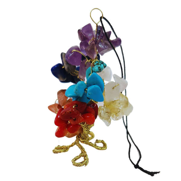 Balance & Energy Chakra Gem Tree Rearview Mirror Charm