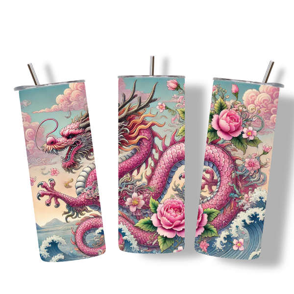 Blush Serpent Rose Tumbler