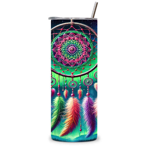 Boho Celestial Dreamcatcher Tumbler