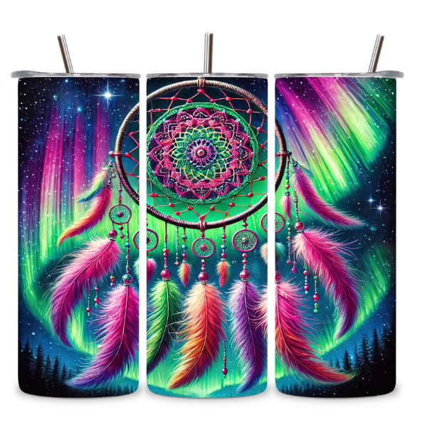 Boho Celestial Dreamcatcher Tumbler