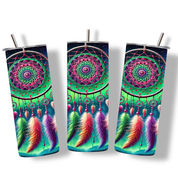 Boho Celestial Dreamcatcher Tumbler