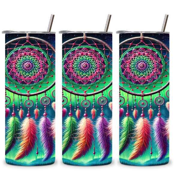 Boho Celestial Dreamcatcher Tumbler