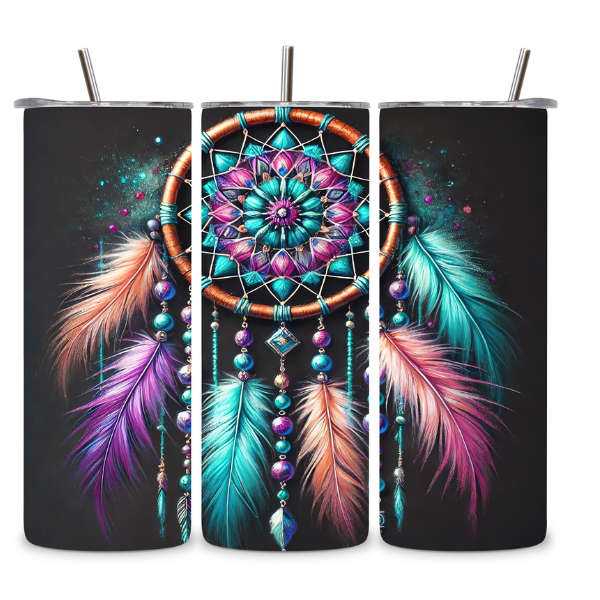 Boho Dreamcatcher Tumbler