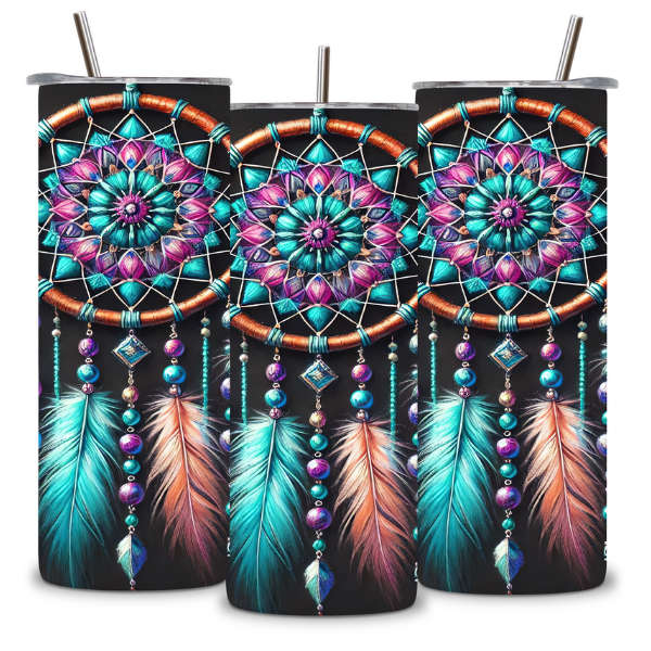 Boho Dreamcatcher Tumbler