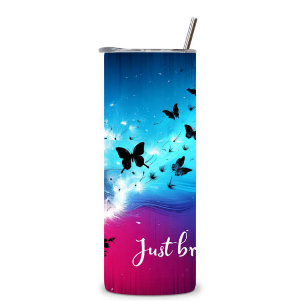 Breathe Easy Butterfly Tumbler
