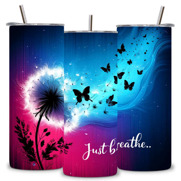 Breathe Easy Butterfly Tumbler