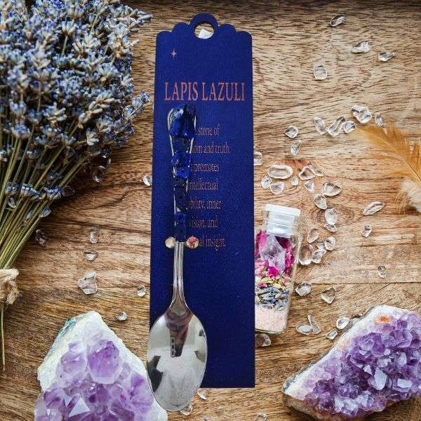 Celestial Altar Spoon with Lapis Lazuli