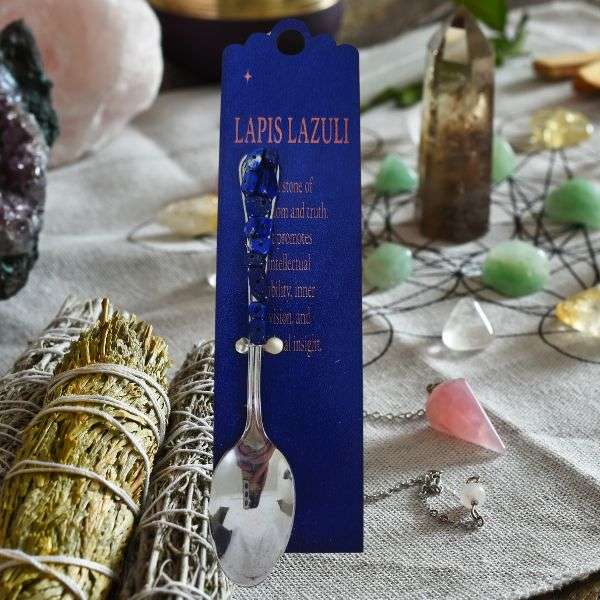 Celestial Altar Spoon with Lapis Lazuli