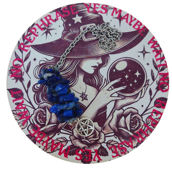 Celestial Insight Chunky Lapis Lazuli Pendulum