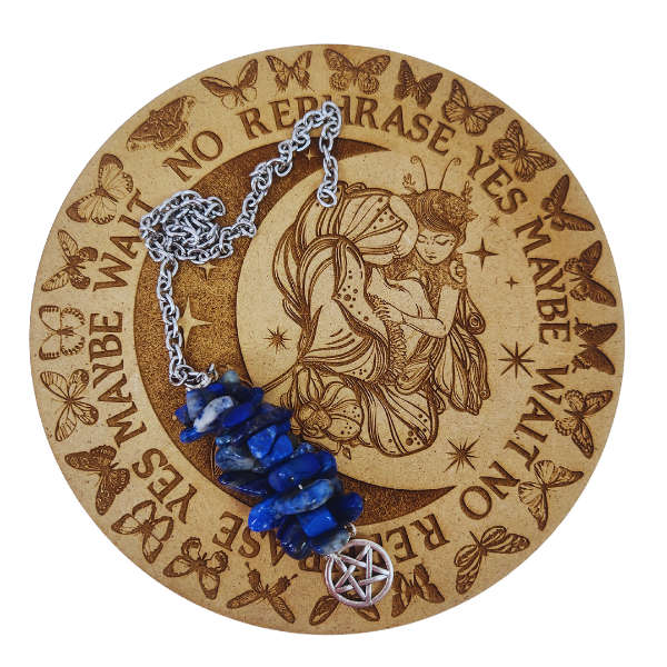 Celestial Insight Chunky Lapis Lazuli Pendulum