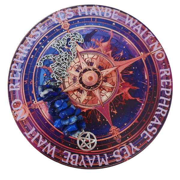 Celestial Insight Chunky Lapis Lazuli Pendulum