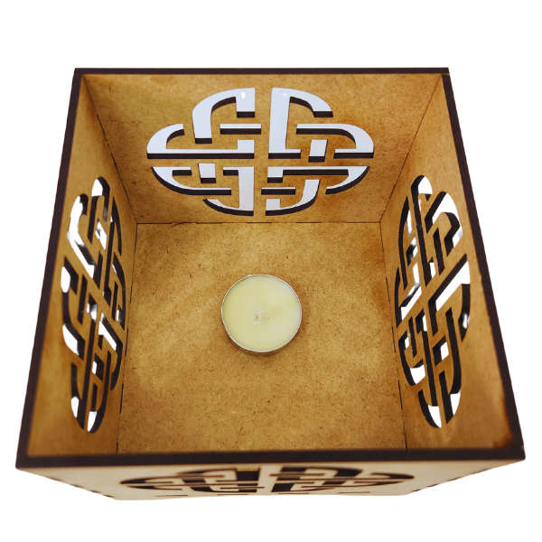 Celtic Knot Candle Holder