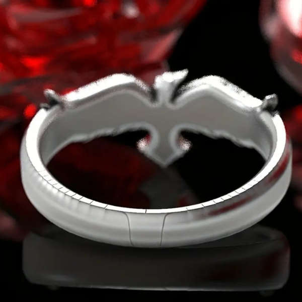 Celtic Raven Witchs Knot Ring