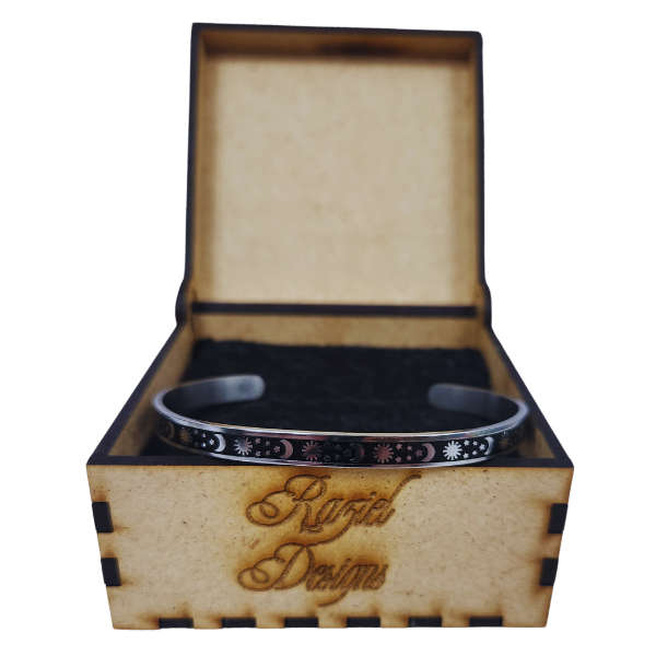 Courages Call: Be Fearless Stainless Steel Cuff Bracelet