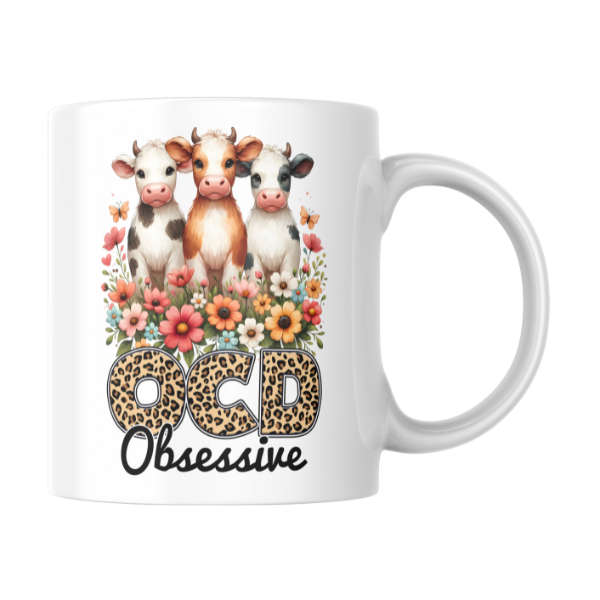 Cow - OCD Obsessive Coffee Cup