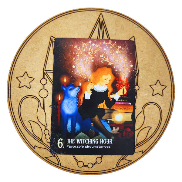 Crystals & Moon Tarot Card of the Day Board