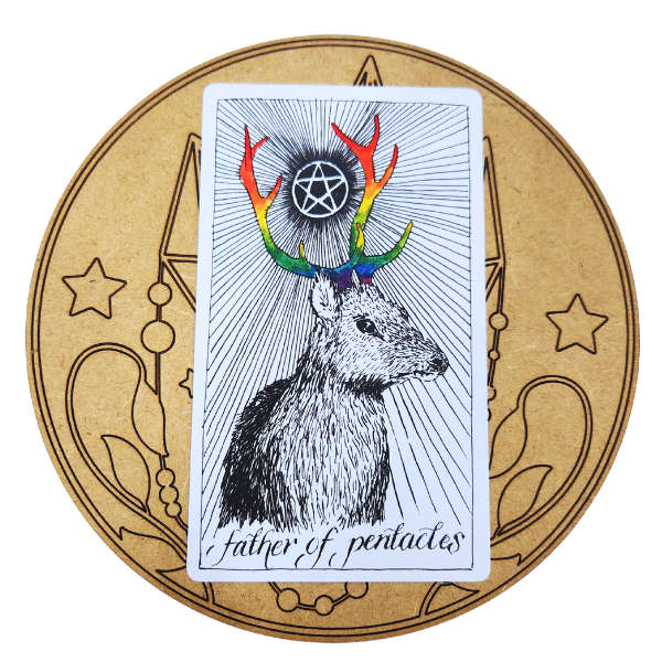 Crystals & Moon Tarot Card of the Day Board