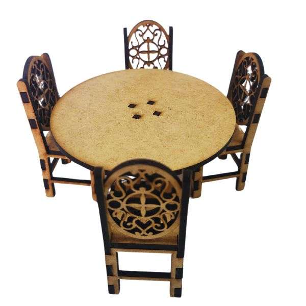 Dollhouse Dining Room Furniture Set