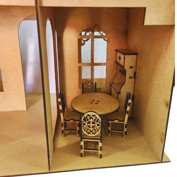 Dollhouse Dining Room Furniture Set
