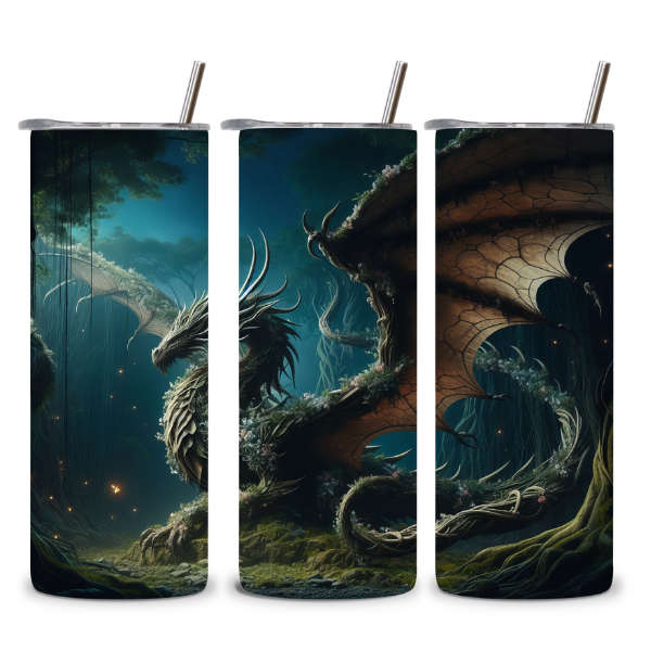 Dragon of the Enchanted Forest Tumbler
