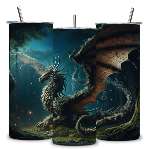 Dragon of the Enchanted Forest Tumbler