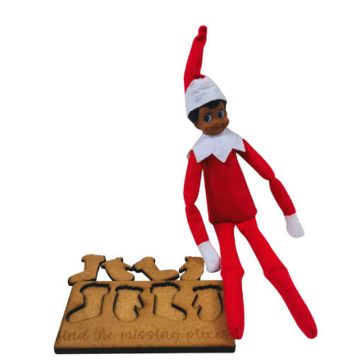 Elf On The Shelf Missing Pieces and Tic Tac Toe