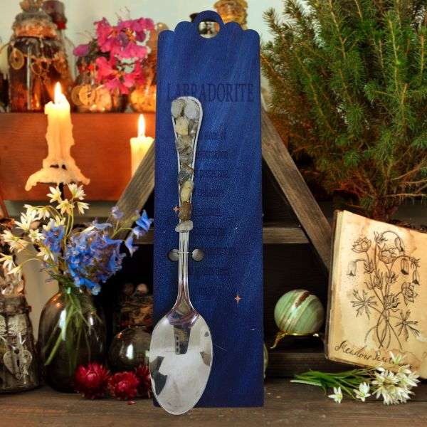 Enchanted Altar Spoon with Labradorite
