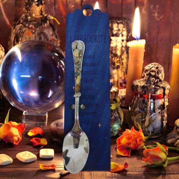 Enchanted Altar Spoon with Labradorite