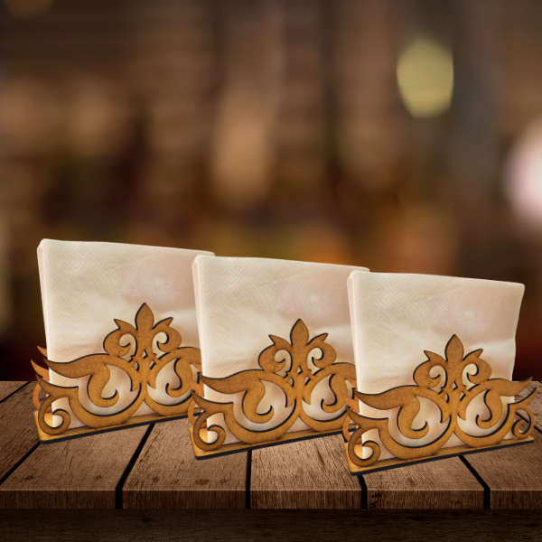 Fleur de Lis Serviette Holder