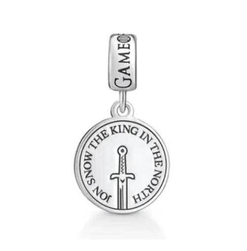 Game Of Thrones King In The North Dangle Charm