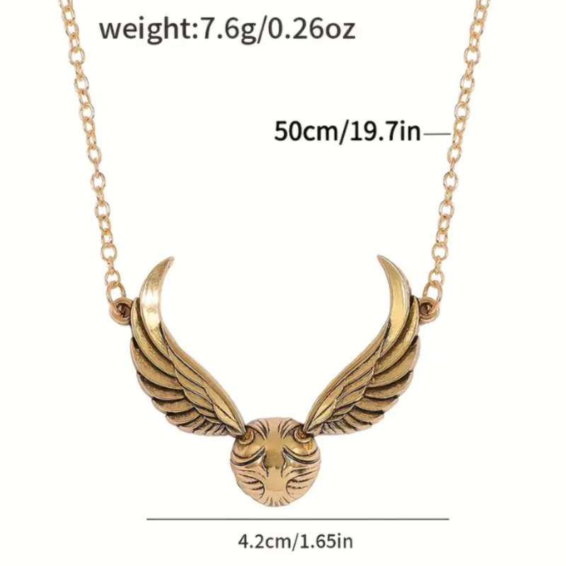 Golden Snitch Themed Necklace  Harry Potter Inspired Magic & Style