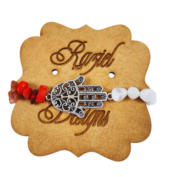 Hamsa and Chakra Crystal Bracelet