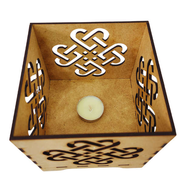 Heart Celtic Knot Candle Holder