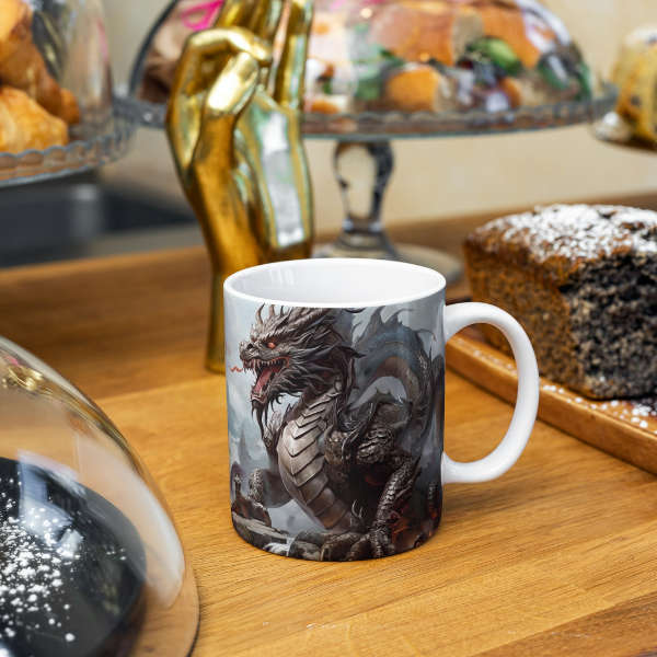 Majestic Chinese Dragon Mug