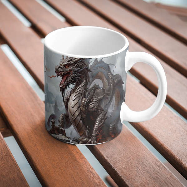 Majestic Chinese Dragon Mug