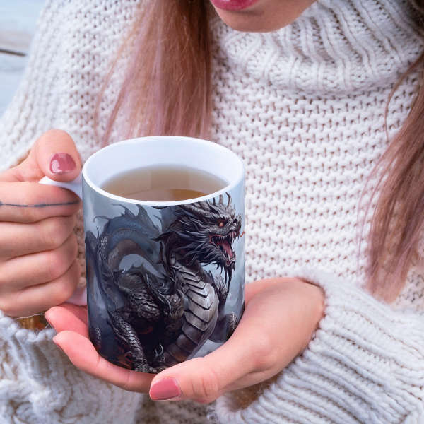 Majestic Chinese Dragon Mug