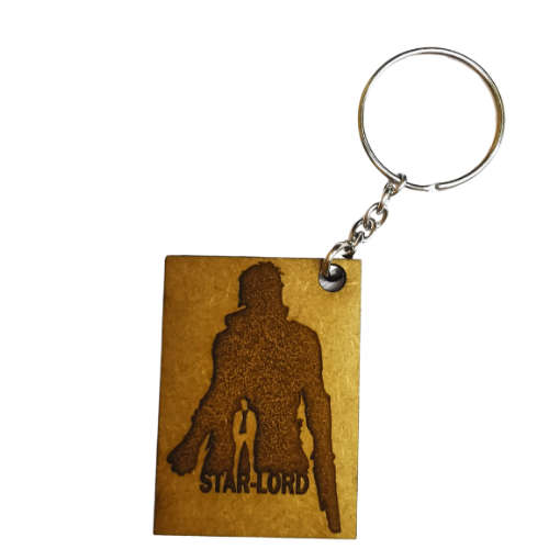 Marvel StarLord Themed Keyring