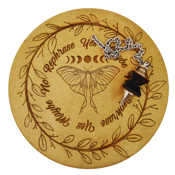 Moth & Moon Phases Pendulum Board