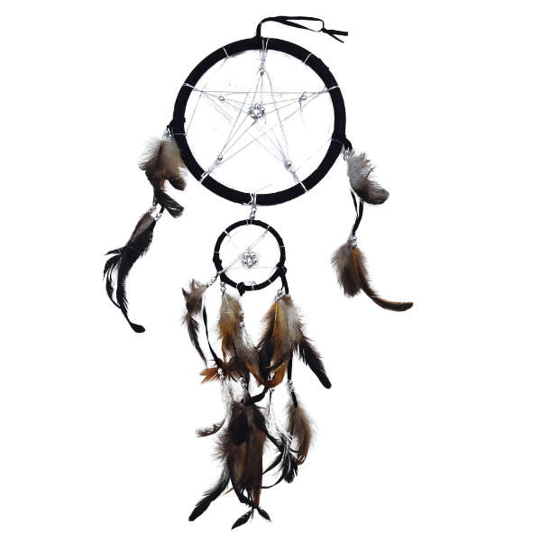 Mystic Guardian  Pentagram Dreamcatcher of Protection & Power 