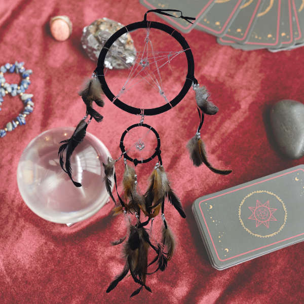 Mystic Guardian  Pentagram Dreamcatcher of Protection & Power 